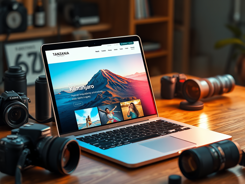 create a website in Tanzania